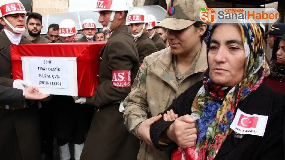 Van şehidi memleketi Adıyaman'da son yolculuğuna uğurlandı