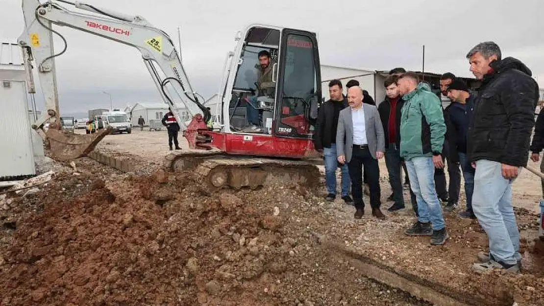 'Vartana prefabrik kentin alt yapısı iyileştiriliyor'