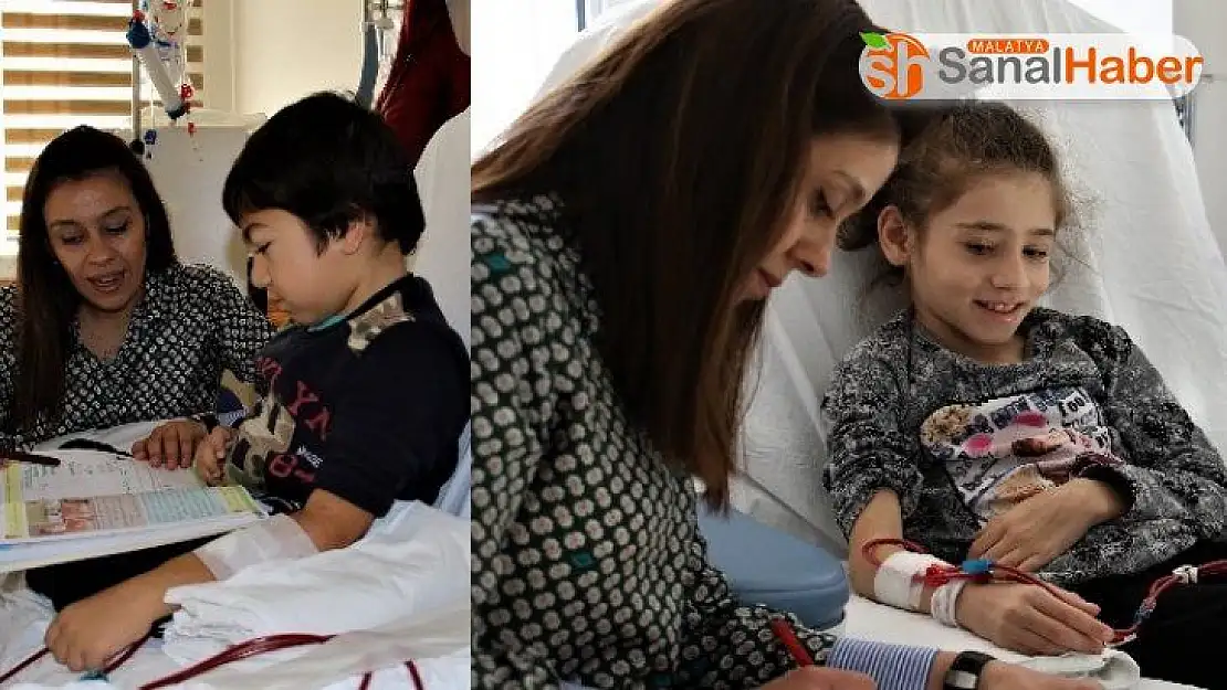 Vefakar öğretmen diyaliz merkezini okula çevirdi