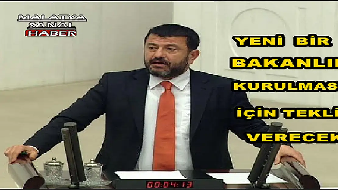 AĞBABA, YENİ BİR BAKANLIK İÇİN TEKLİF VERECEK