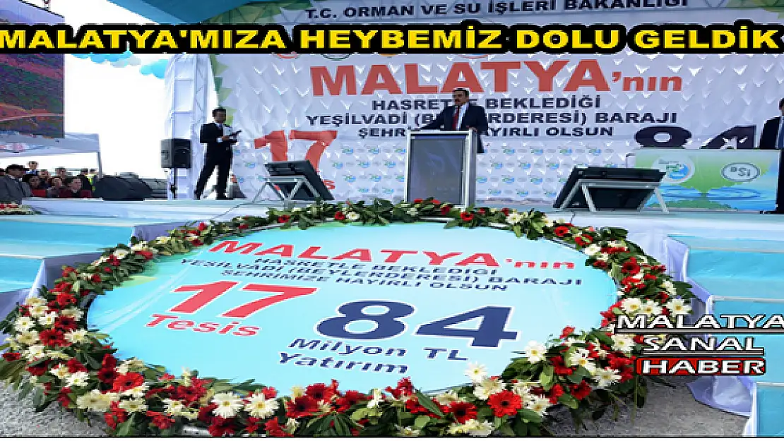  MALATYA´DA 17 TESİSİN AÇILIŞ VE TEMEL ATMA TÖRENİ DÜZENLENDİ 