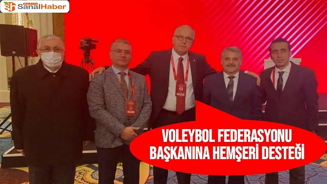 Voleybol Federasyonu Başkanına hemşeri desteği