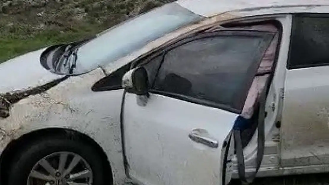 'Yağan dolu kazaya neden oldu, o anlar telefon kamerasına yansıdı'