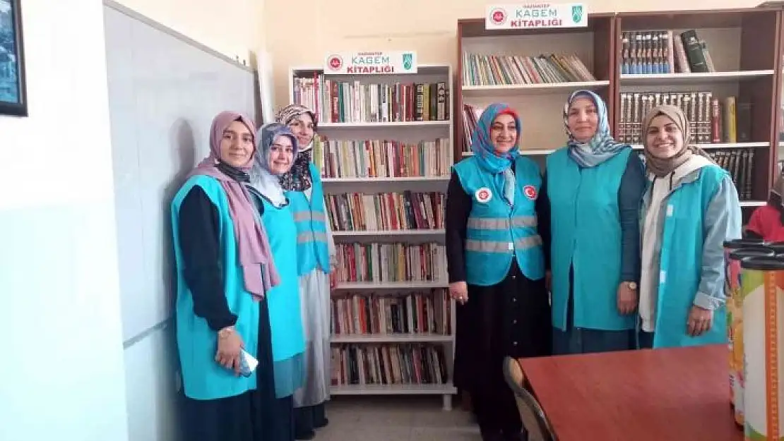 'Yarımbağ Köy okulunda kütüphane oluşturuldu'