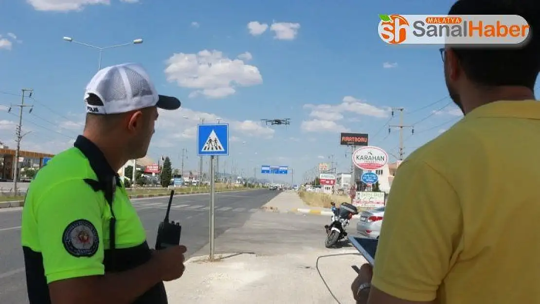 Yaya geçidinde havadan tespit edilen sürücülere ceza yağdı