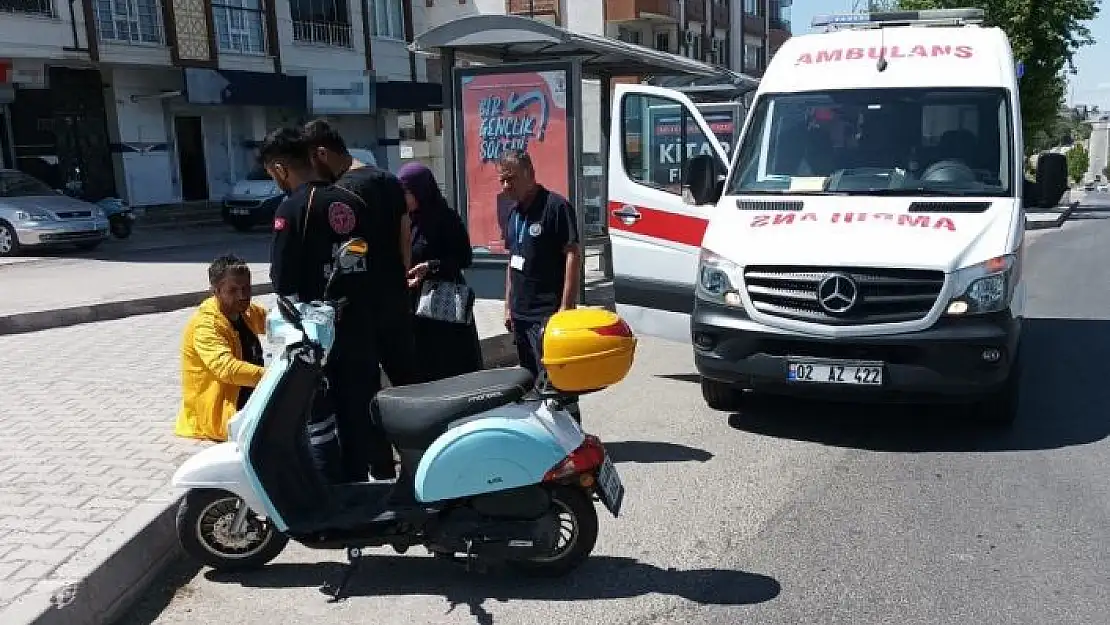 'Yayaya çarpmamak için motosikleti devirdi: 1 yaralı'