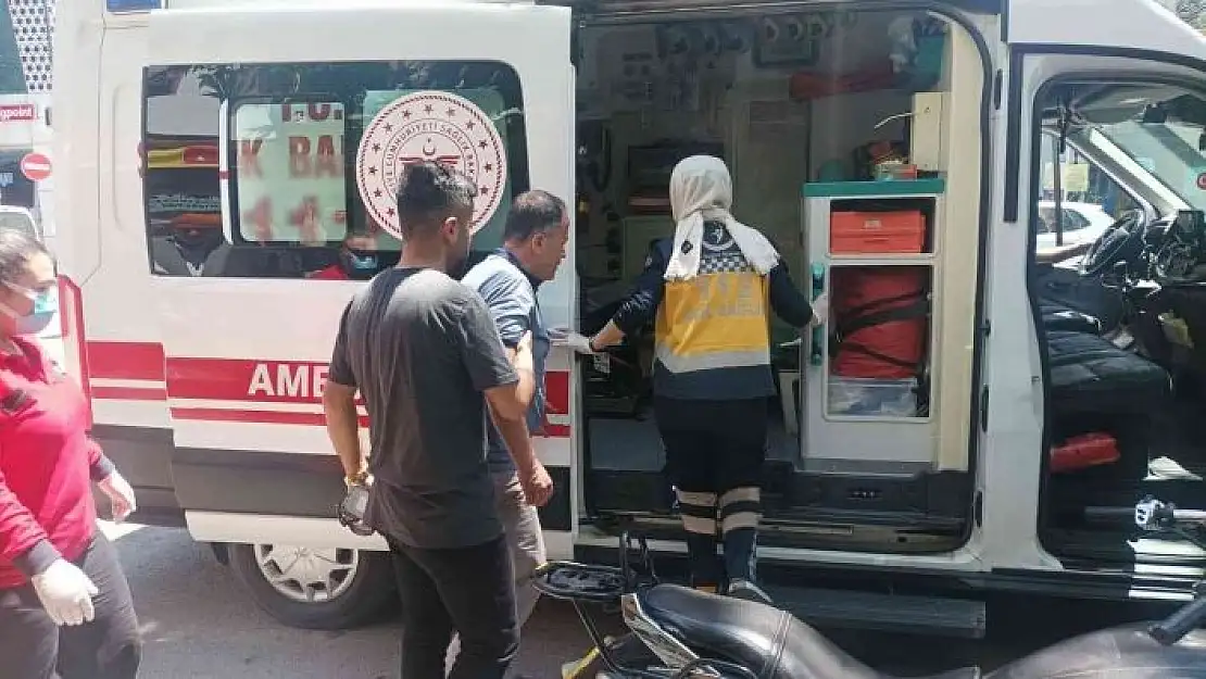 'Yayaya çarpmamak için motosikleti devirdi: 1 yaralı'