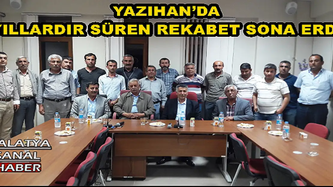 YAZIHAN´DA YILLARDIR SÜREN REKABET SONA ERDİ