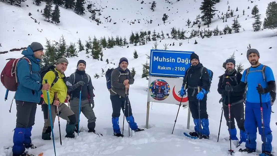 'Yazıcıoğlu anısına Muhsin Dağı´na zirve tırmanışı'