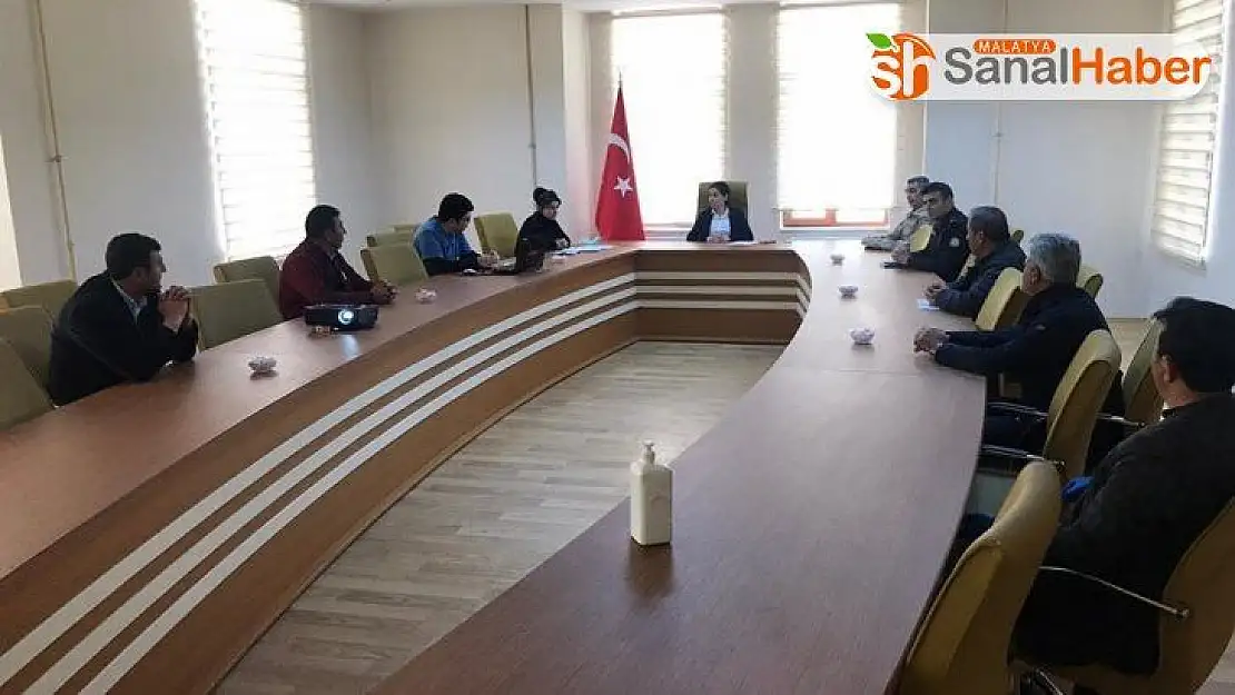 Yazıhan'da korona virüs önlemleri