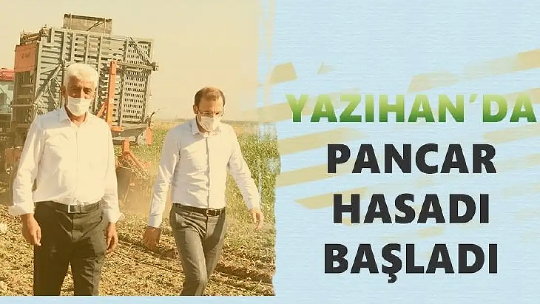 Yazıhan´da pancar hasadı başladı