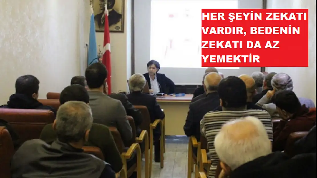 HER ŞEYİN ZEKATI VARDIR, BEDENİN ZEKATI DA AZ YEMEKTİR