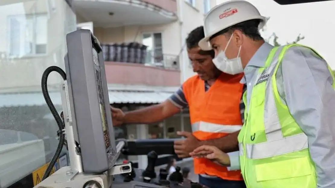 'Yeni freze makinesi hizmet vermeye başladı'