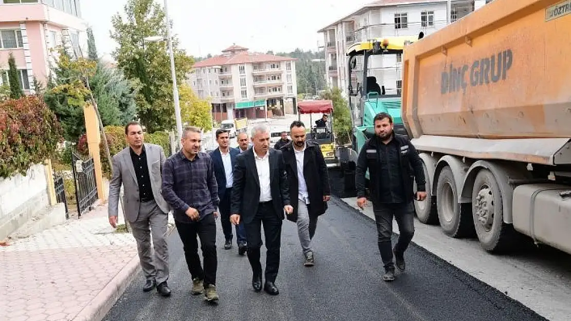 'Yeşiltepe´de asfaltlama çalışmaları'
