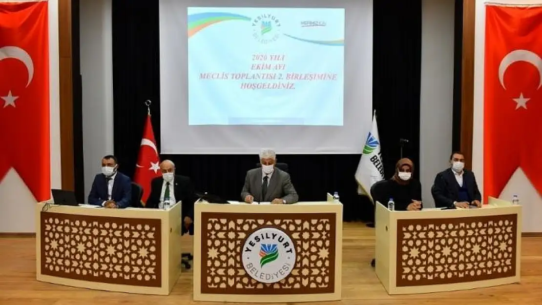 'Yeşilyurt Belediye Meclisi Ekim ayı toplantılarına devam ediyor'