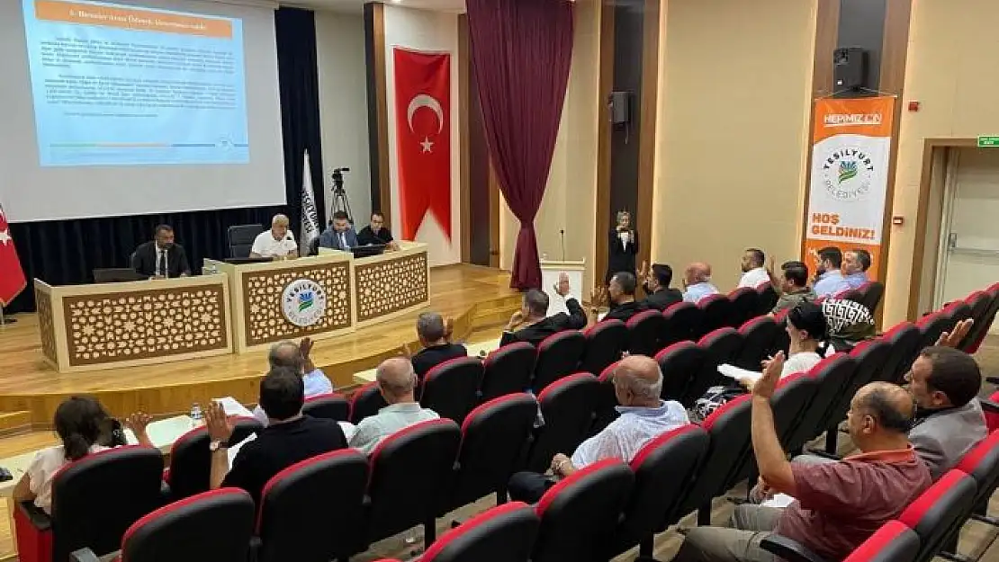 'Yeşilyurt Belediye Meclisi Temmuz ayı toplantısını yaptı'