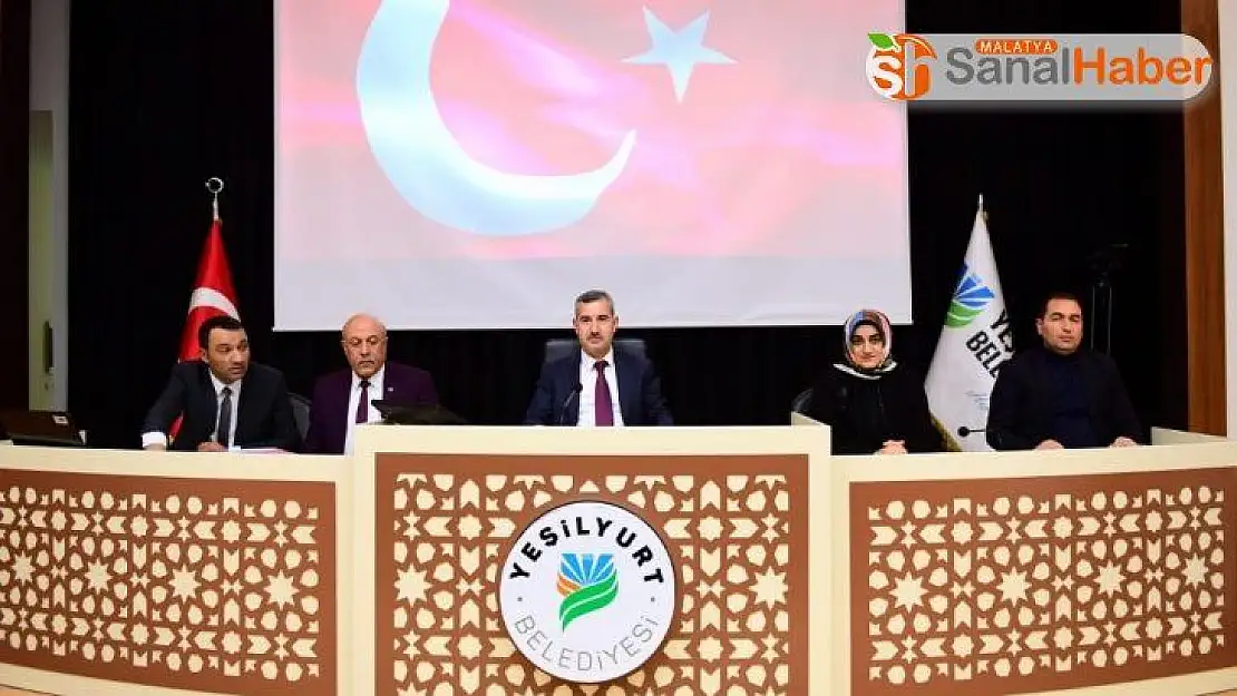 Yeşilyurt Belediye Meclisi toplandı
