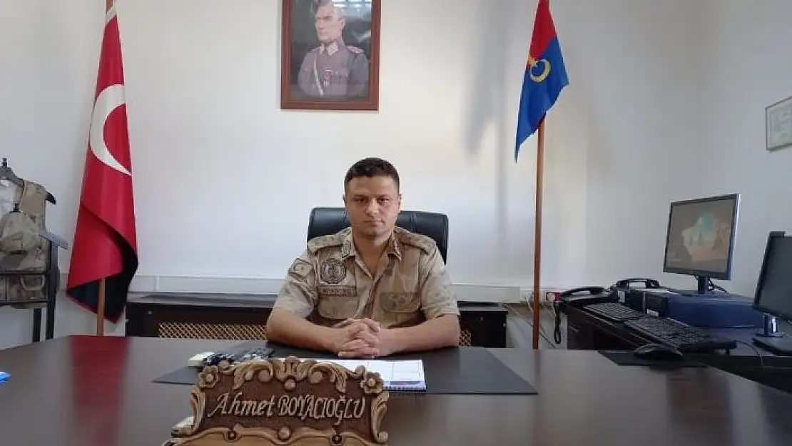 'Yeşilyurt İlçe Jandarma Komutanı Boyacıoğlu göreve başladı'