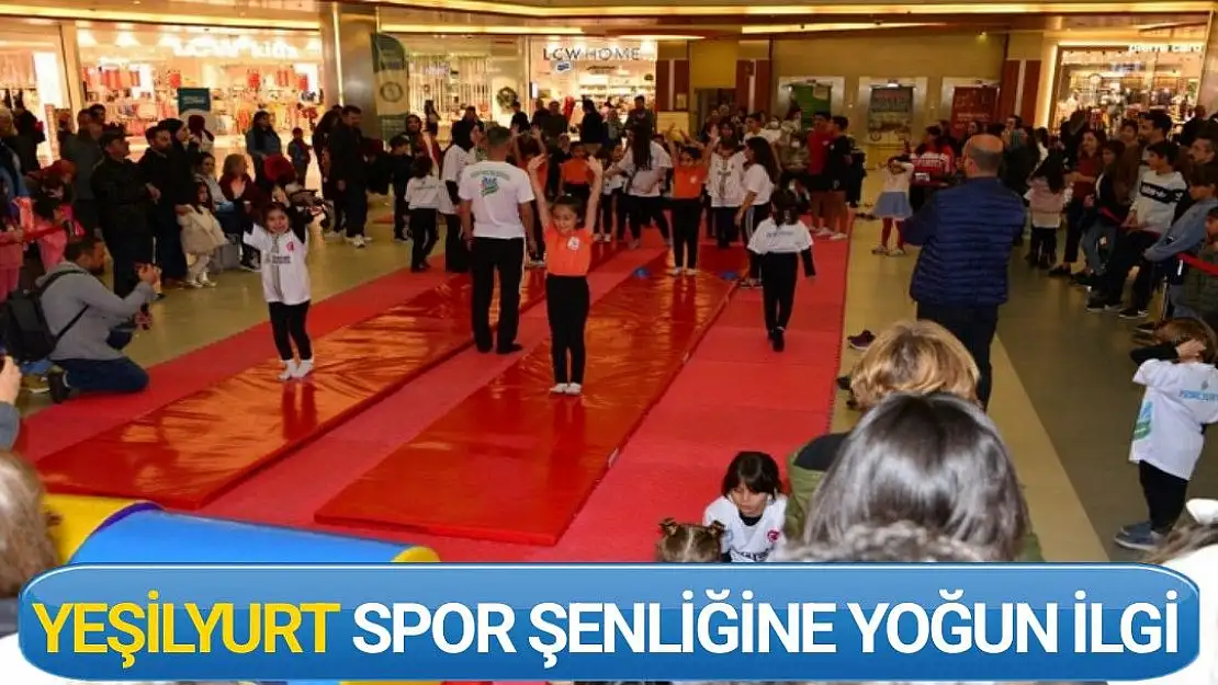 Yeşilyurt spor şenliğine yoğun ilgi