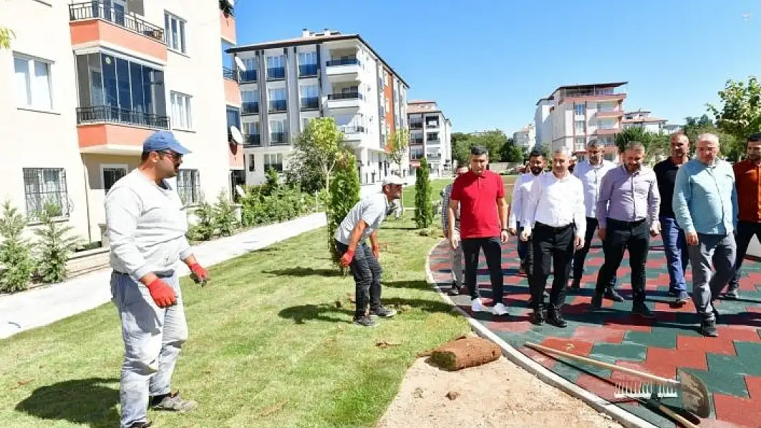 'Yeşilyurt´ta 227´nci park yakında hizmette'