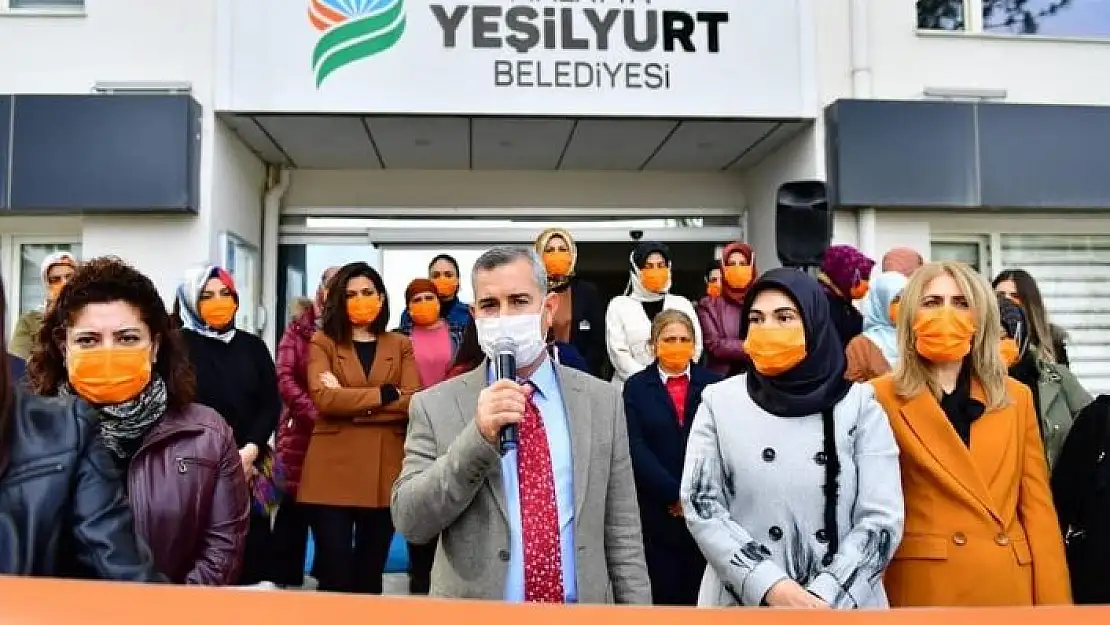 'Yeşilyurt´ta kadına şiddete karşı uluslararası mücadele'