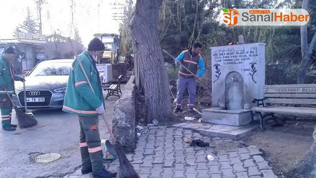 Yeşilyurt'ta mahaller dezenfekte ediliyor
