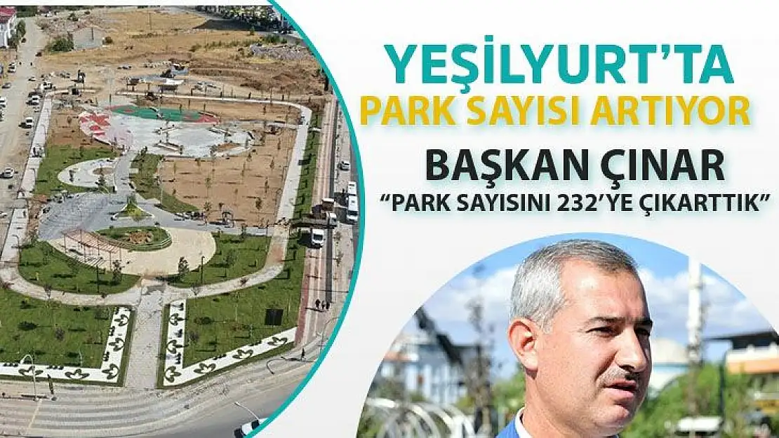 Yeşilyurt´ta park sayısı artıyor