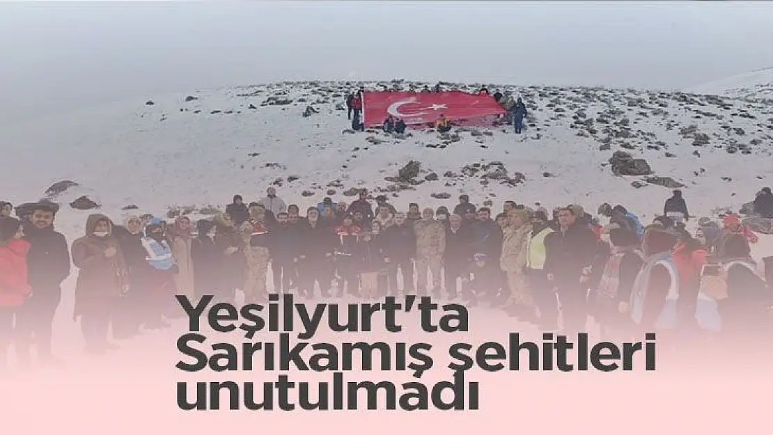 Yeşilyurt´ta Sarıkamış şehitleri unutulmadı