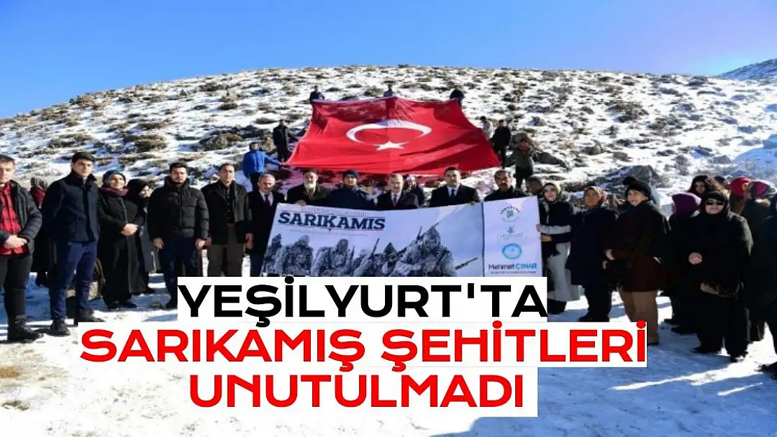 Yeşilyurt´ta Sarıkamış şehitleri unutulmadı