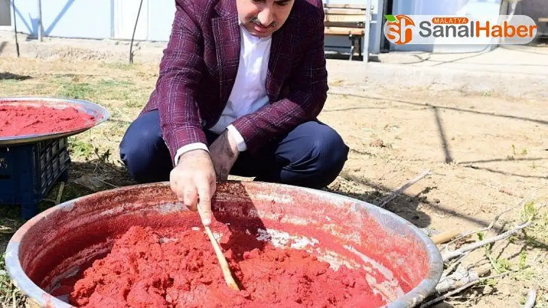 Yeşilyurt'ta yerli ve milli sebze üretimi