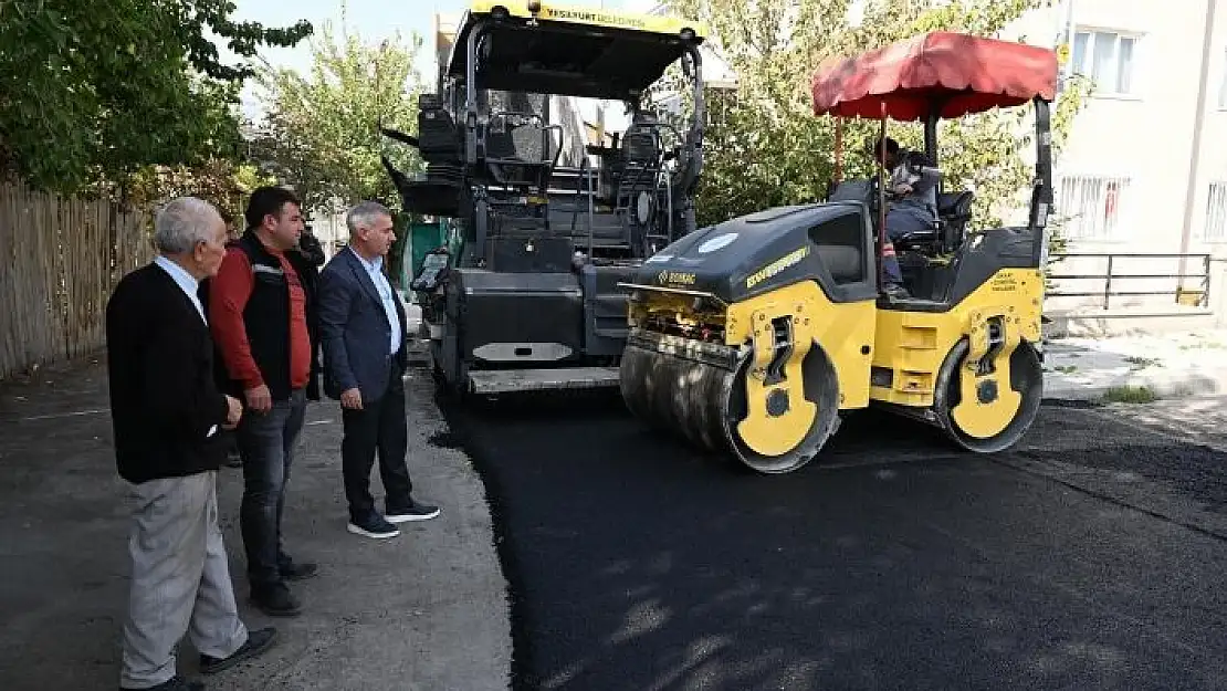 'Yeşilyurt´ta yol çalışmaları sürüyor'