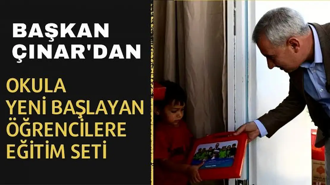 Yeşilyurt´tan okula yeni başlayan öğrencilere eğitim seti