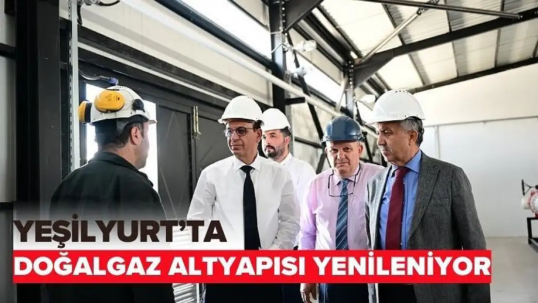 Yeşilyurtta doğalgaz altyapısı yenileniyor