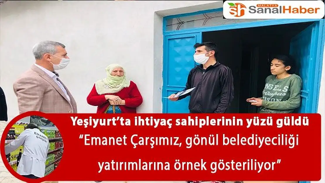 Yeşiyurt´ta ihtiyaç sahiplerinin yüzü güldü