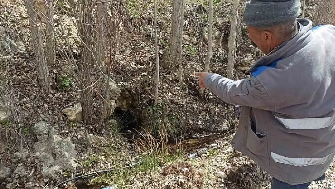 'Yıllardır akan pınarlar kurudu, yeni su kaynakları oluştu'