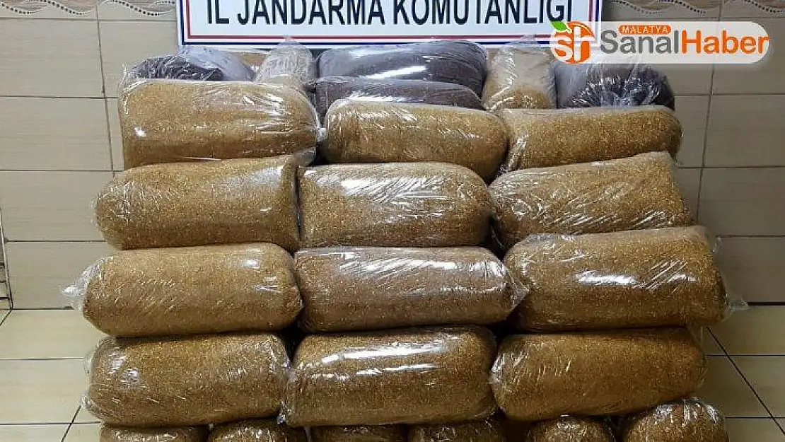 Yol kontrolünde 154 kilo kaçak tütün ele geçirildi