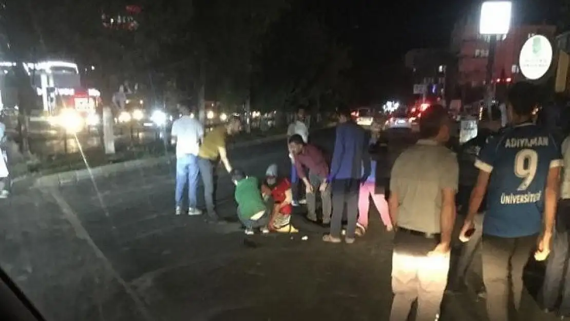 'Yolcu otobüsü anne ve kızına çarptı: 1´i ağır 2 yaralı'