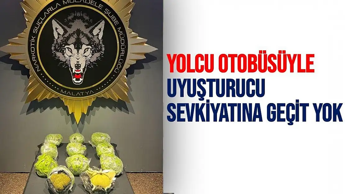 Yolcu otobüsüyle uyuşturucu sevkiyatına geçit yok