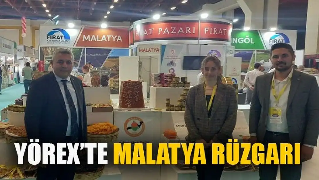 YÖREX´te Malatya´nın yöresel ürünlerini tanıtıyor