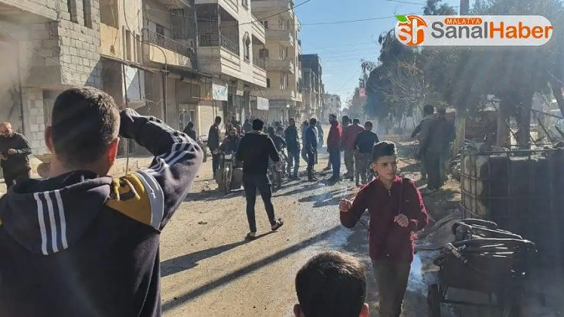 YPG/PKK Azez'deki sivillere saldırdı:1 ölü, 9 yaralı