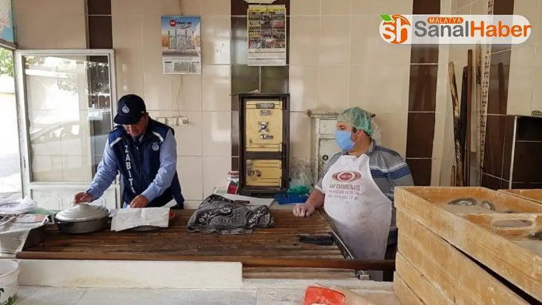 Zabıta ekiplerinden pide fırınlarına denetim