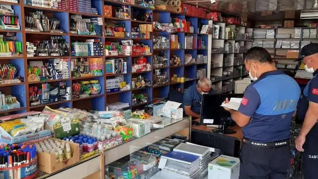 'Zabıtadan, okul çevresindeki esnaflara denetim'