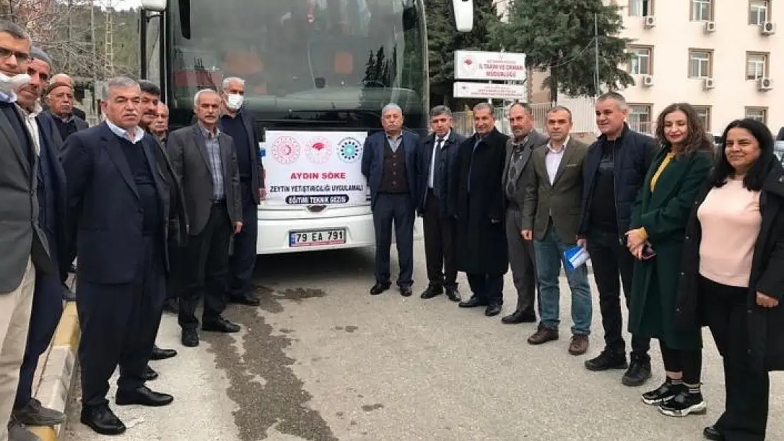 'Zeytin üreticileri eğitim için Aydın´a gitti'