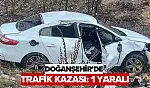 Doğanşehir'de Trafik Kazası: 1 Yaralı