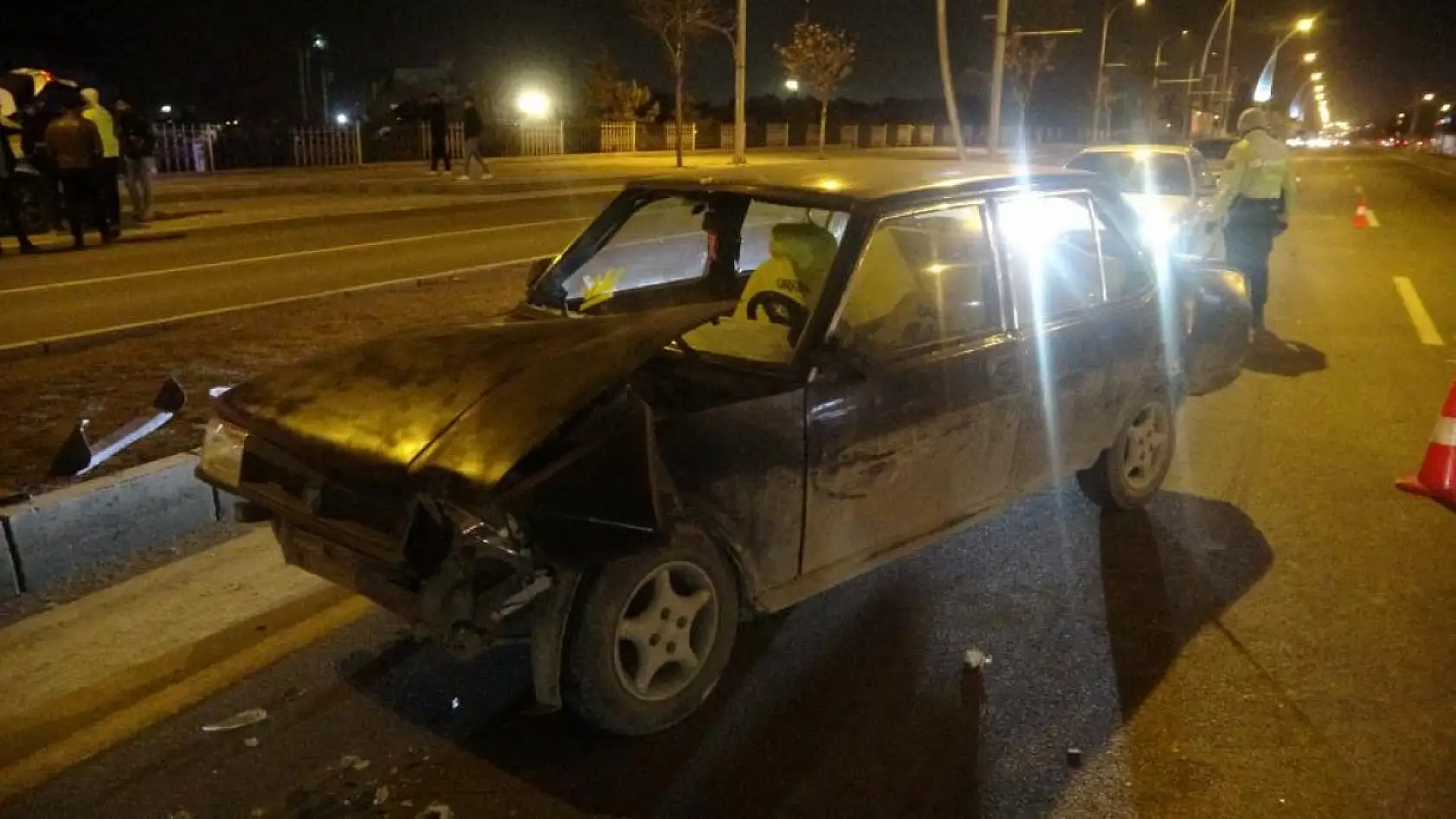 Malatya'da zincirleme kazalarda 8 araç birbirine girdi