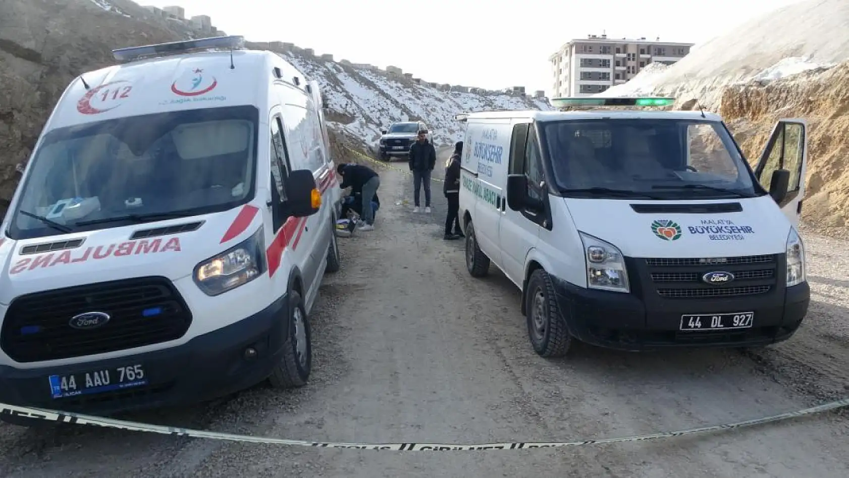 Malatya'da beton santralinde erkek cesedi bulundu
