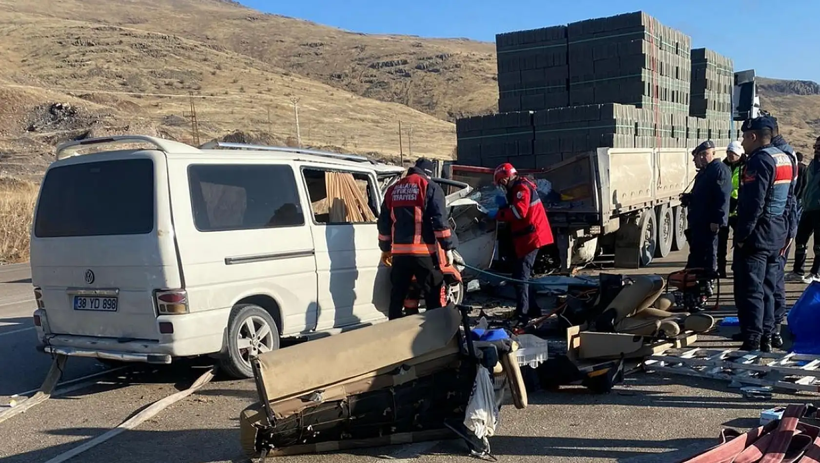 Malatya'da feci kaza