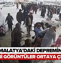 Depremin yeni görüntüleri ortaya çıktı
