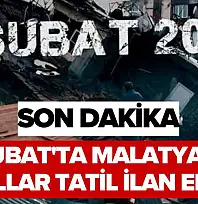 Malatya'da 6 Şubat İçin Tatil ve İdari İzin Kararı