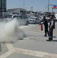 Malatya'da elektrik trafosunda yangın paniği